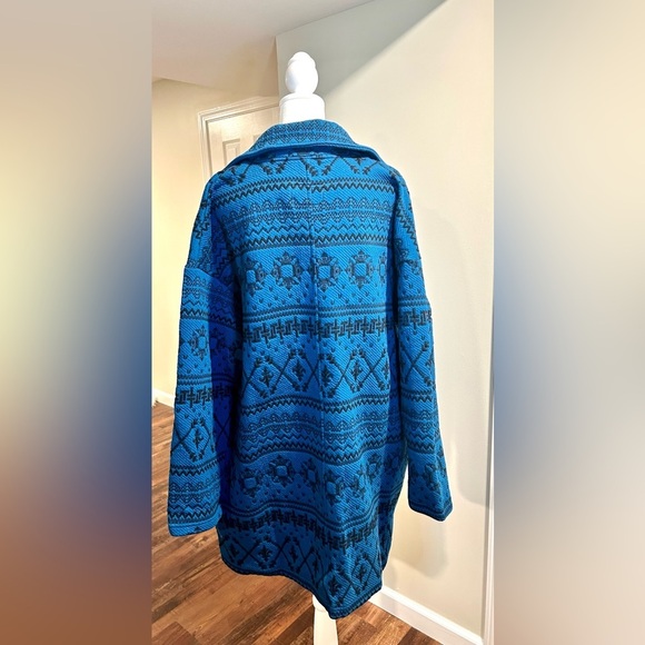 TONIA DEBELLIS MARISSA COAT | NAVY BLUE & BLACK | NWT - Picture 5 of 8